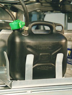 Rservoir de carburant sur chariot RWB.