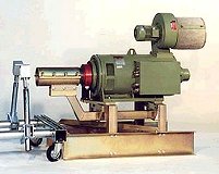 Aufbau eines Dynamometers mit elektrischer Maschine und Messnabe